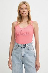 Top Guess  pomarańczowy damski W5YP00.KCXJ2