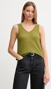 Top United Colors of Benetton  zielony damski 109PDH01F