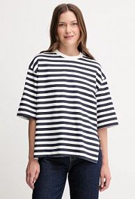 T-shirt United Colors of Benetton  granatowy damski 34N1D10AO