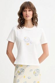 T-shirt Never Fully Dressed  biały damski NFDTO1776