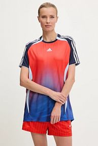 T-shirt adidas Originals  czerwony damski KD2271