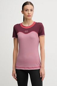 T-shirt EA7 Emporio Armani  różowy damski AF19155.7W000