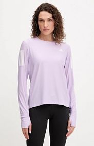 Longsleeve adidas performance  fioletowy damski JW9670