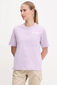 T-shirt adidas Terrex  fioletowy damski JN3890