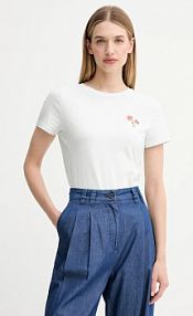 T-shirt Kenzo  turkusowy damski FF62TS2564SO