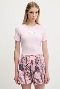 T-shirt adidas Originals  różowy damski KE3737