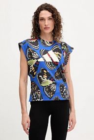 Top treningowy adidas performance  niebieski KB5566