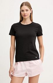 T-shirt Calvin Klein Underwear  czarny damski LV00QS7485
