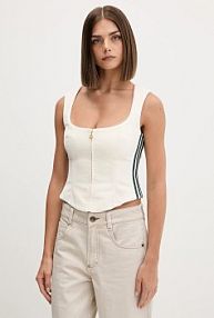 Top adidas Originals  beżowy damski KF4692