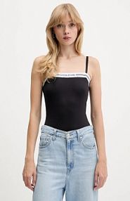 Top Guess Jeans  czarny damski W5BP26.K1092