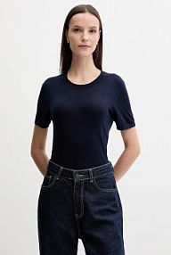 Sweter United Colors of Benetton  granatowy damski 1ZRED10BK