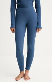 Legginsy Calvin Klein Underwear  granatowe damskie 000QS7220E