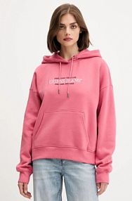 Bluza przez głowę Guess Jeans  różowa W4YQ15.KC811