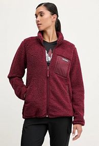 Bluza rozpinana Columbia  bordowy damska 2099271