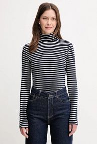 Longsleeve United Colors of Benetton  granatowy damski 30YSE2225