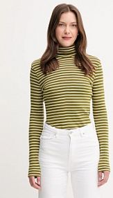 Longsleeve United Colors of Benetton  zielony damski 30YSE2225