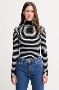 Longsleeve United Colors of Benetton  czarny damski 30YSE2225