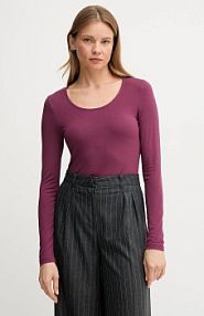 T-shirt United Colors of Benetton  fioletowy damski 3Z12D1080