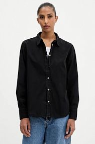 Koszula z długim rękawem Guess Jeans  czarna W4YH68.WGCF1