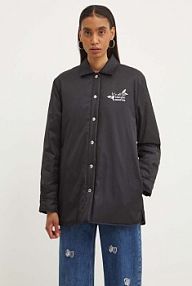 Kurtka przejściowa Moschino Jeans  czarna damska 0608.8217