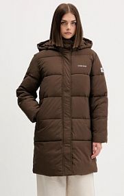 Kurtka Guess Jeans  brązowa damska W4BL24.WGII2