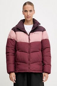Kurtka puchowa Columbia  bordowy damska 2088481