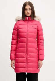 Kurtka puchowa Tommy Jeans  różowa damska DW0DW18864