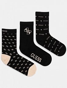 Skarpetki Guess  czarne damskie O4BG03.KCJ20