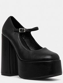 Sandały na obcasie Koi Footwear  czarne DBP2