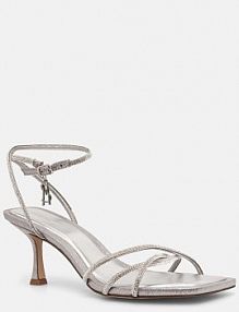 Sandały na obcasie Steve Madden  srebrne SM11003270.75