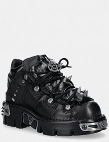 Sneakersy New Rock  czarne damskie M.110.S1