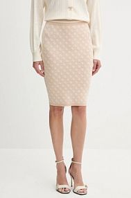 Spódnica mini Guess  beżowa W4BD53.Z37K0
