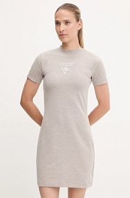 Sukienka mini Guess  beżowa V4YK02.KCDH1