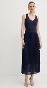 Sukienka maxi Morgan  granatowa RMLISS