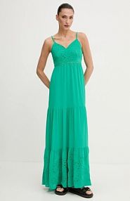 Sukienka maxi Morgan  zielona ROUBI