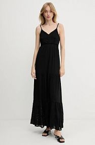 Sukienka maxi Morgan  czarna ROUBI