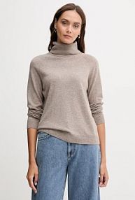 Golf United Colors of Benetton  beżowy damski 1035D2551