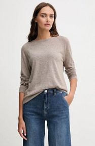 Sweter United Colors of Benetton  beżowy damski 1035D1P17