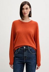 Sweter United Colors of Benetton  pomarańczowy damski 1002D10BG