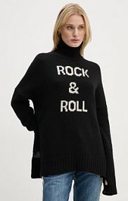 Golf Zadig&Voltaire  czarny damski KWSW00065