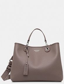 Torebka shopperka Emporio Armani  brązowa EW000360.AF12