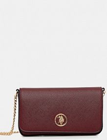 Torebka U.S. Polo Assn.  bordowy BEUQC6456WVP