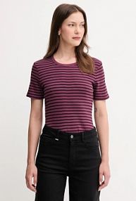 T-shirt United Colors of Benetton  fioletowy damski 30YSE16A0