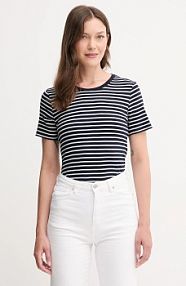 T-shirt United Colors of Benetton  granatowy damski 30YSE16A0