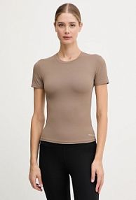 T-shirt P.E Nation  brązowy damski 243T257