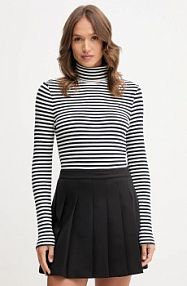 Longsleeve Tommy Hilfiger  granatowy damski WW0WW39826