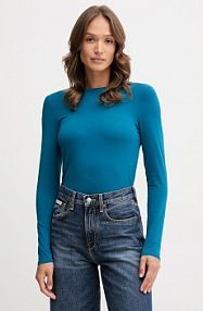 Longsleeve United Colors of Benetton  turkusowy damski 3ZQM3M858.100