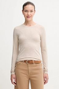 Longsleeve United Colors of Benetton  beżowy damski 3ZQM3M858.100