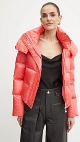 Kurtka puchowa PATRIZIA PEPE  pomarańczowa damska 2O0050.A9M0