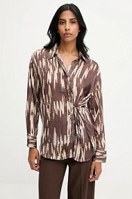 Koszula z długim rękawem Answear.LAB  brązowa OR.34532.TOS